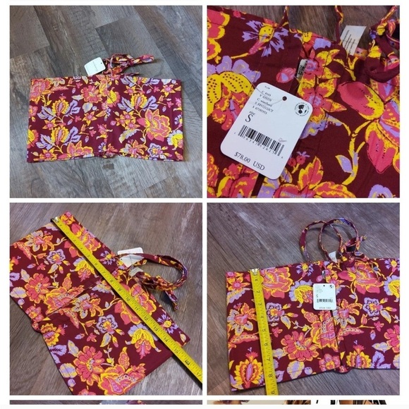 NWT Free People Summer of Love Convertible Bandeau Top Size small - Picture 2 of 5